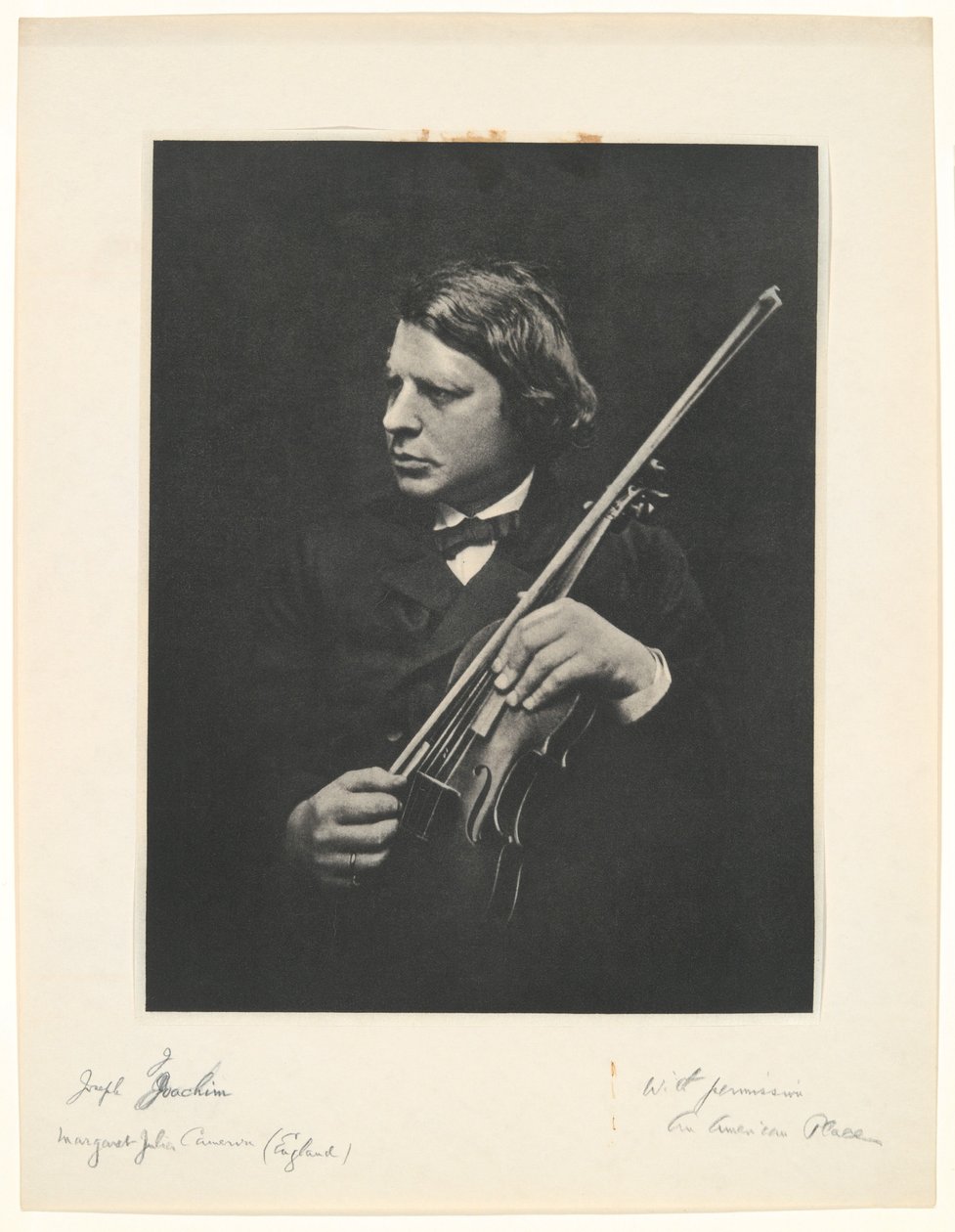 Joseph Joachim af Julia Margaret Cameron