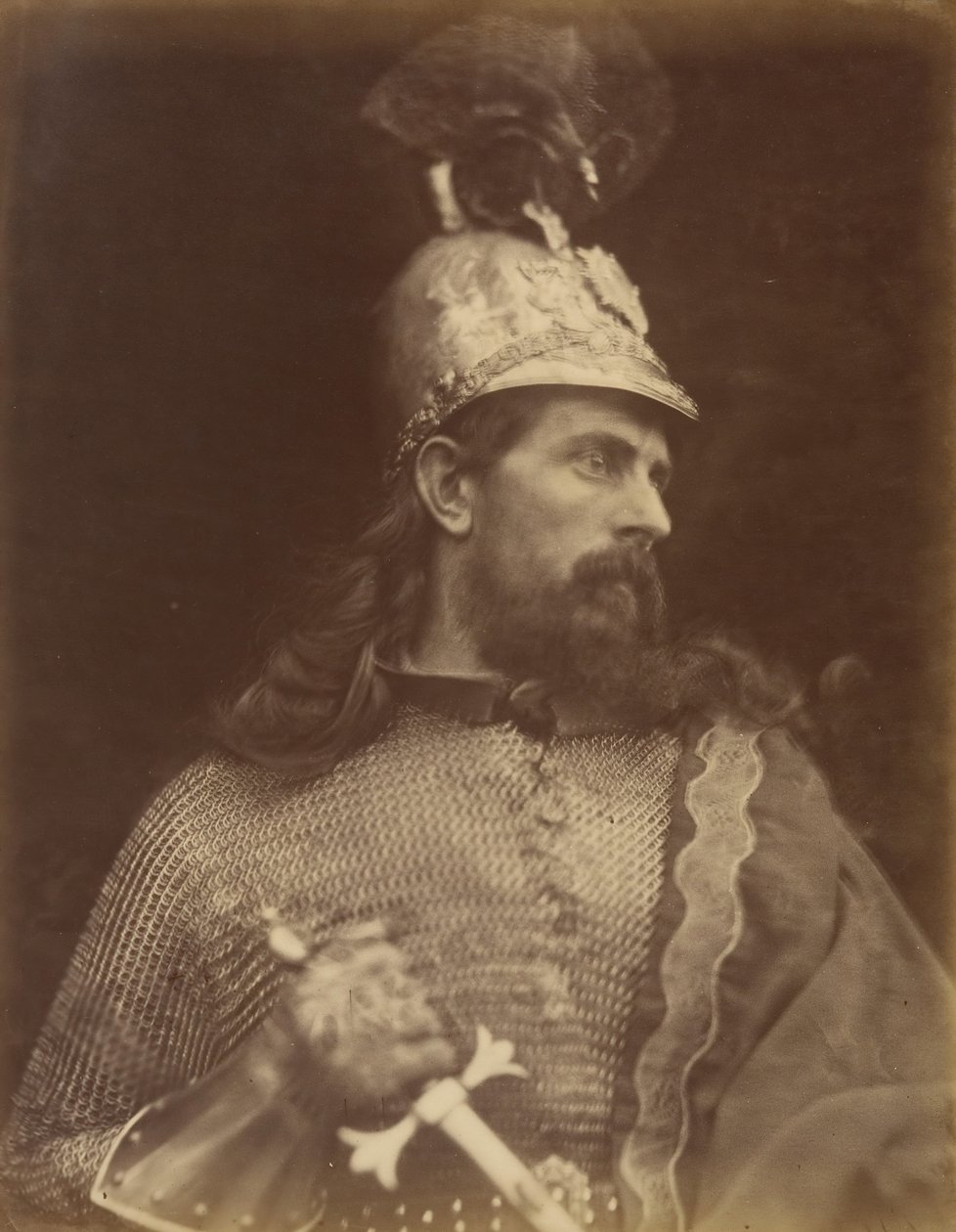 Kong Arthur, september 1874. af Julia Margaret Cameron