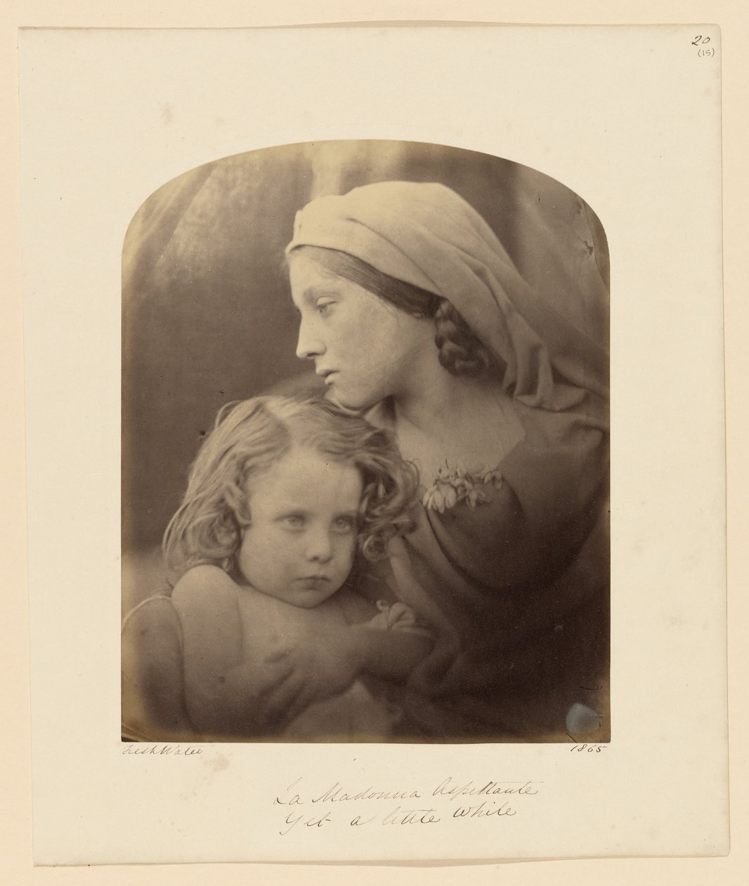 La Madonna Aspettante/ Endnu et lille stykke tid af Julia Margaret Cameron