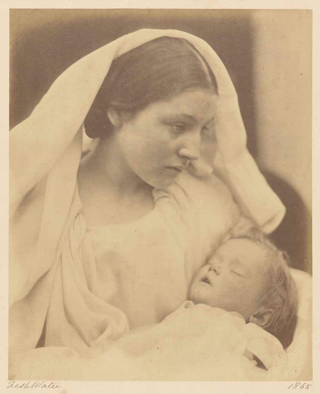 Den hvilende Jomfru Maria af Julia Margaret Cameron