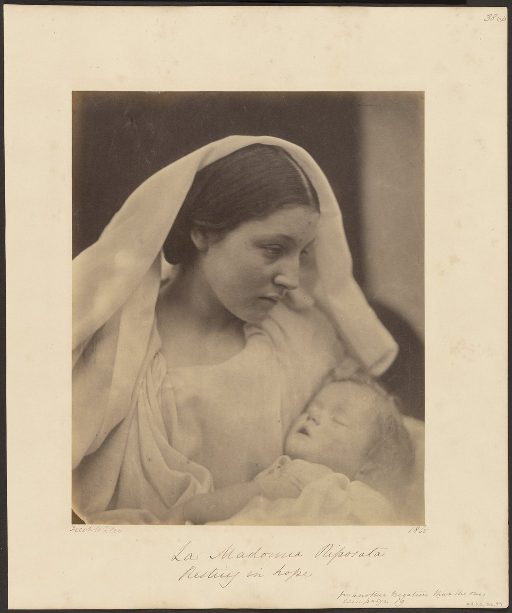 Den hvilende Madonna af Julia Margaret Cameron
