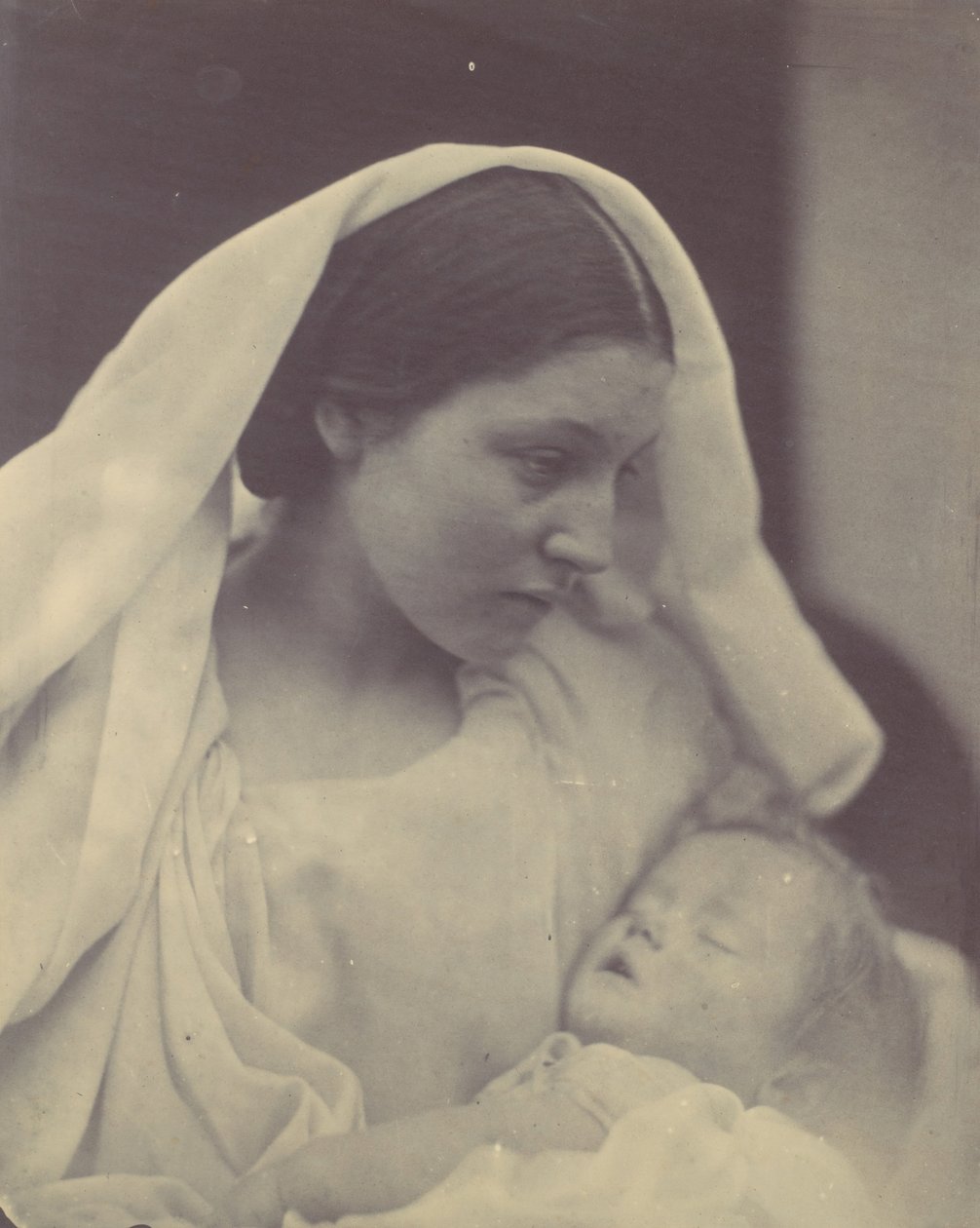 Den hvilende Madonna, 1864. af Julia Margaret Cameron