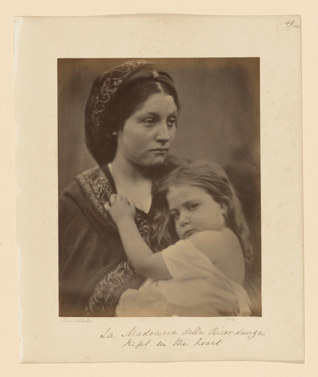 Madonna della Ricordanza af Julia Margaret Cameron
