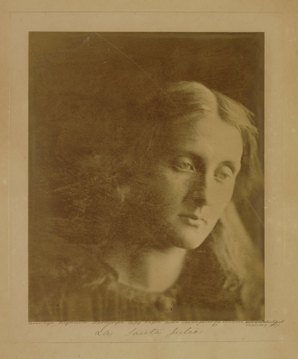 den hellige julia af Julia Margaret Cameron