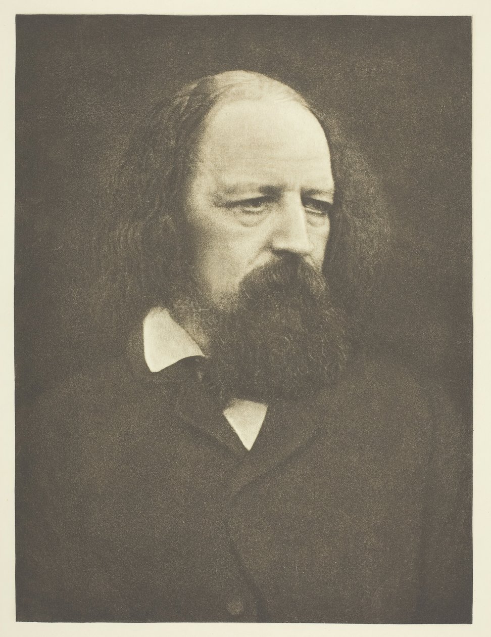 Lord Tennyson, 1867, trykt oktober 1890. af Julia Margaret Cameron