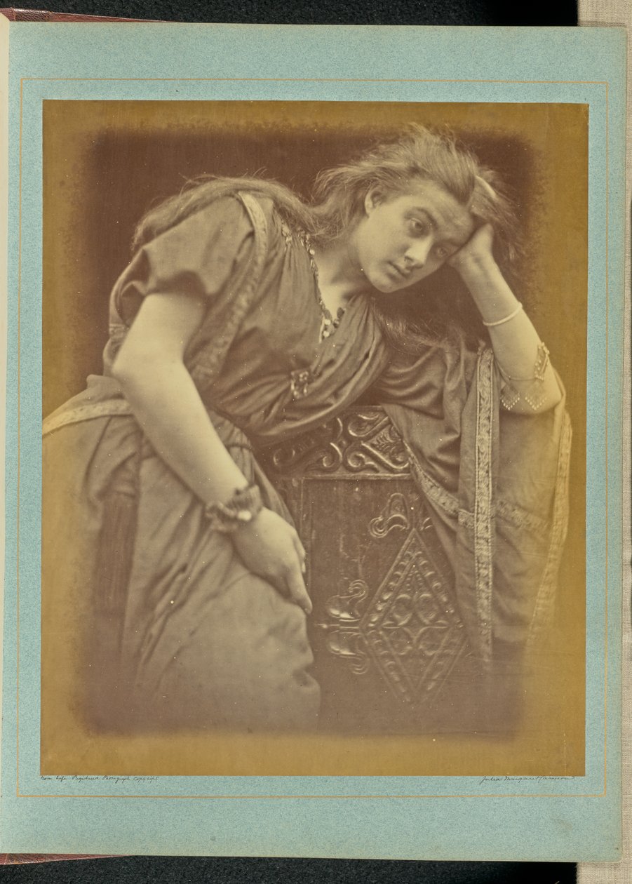 "Mariana - Hun sagde, at jeg er frygtelig frygtelig, jeg ville ønske, jeg var død" af Julia Margaret Cameron