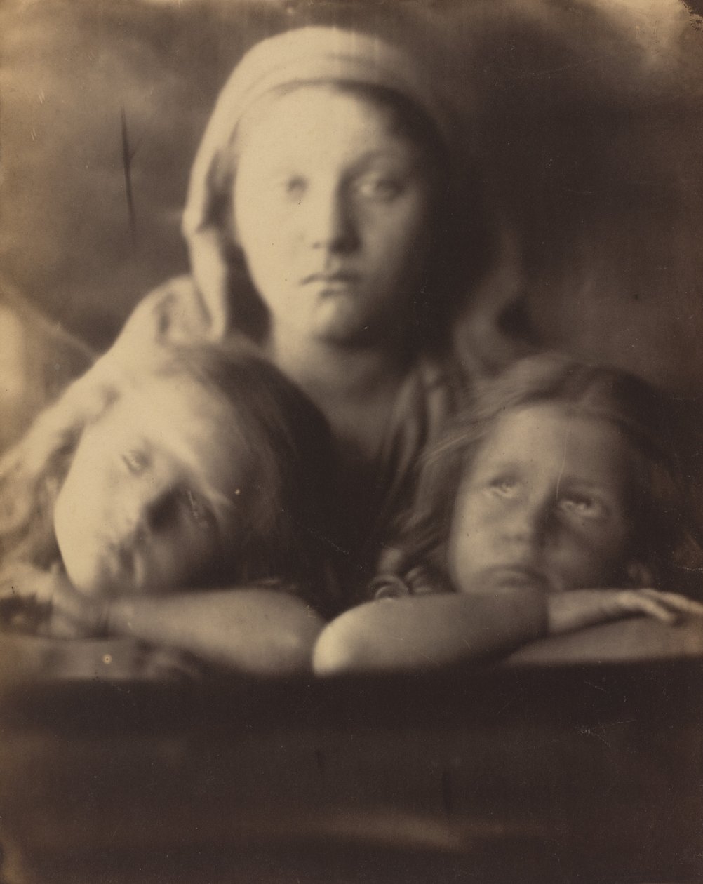 Mary Hillier og to børn af Julia Margaret Cameron