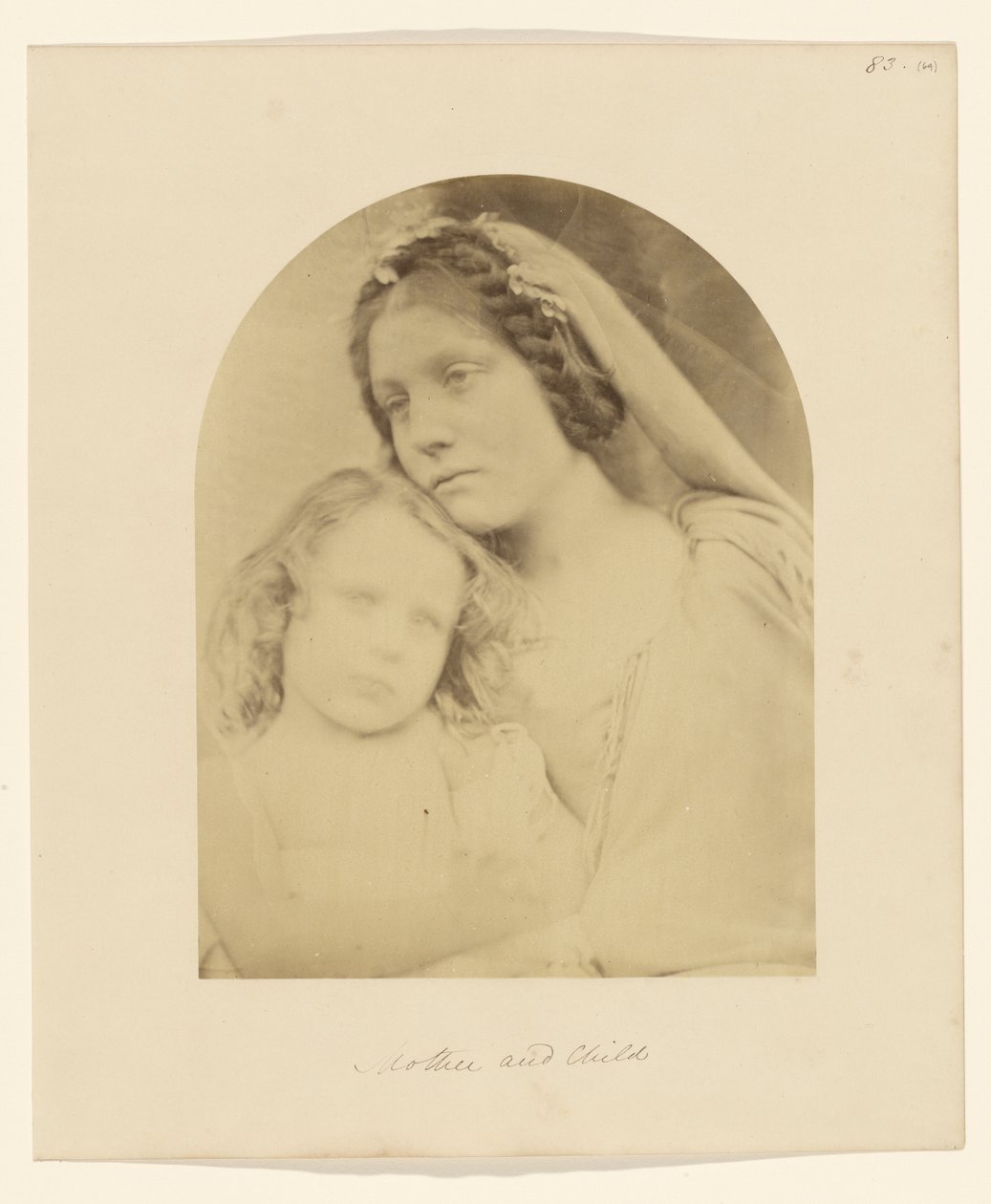 Mor og barn af Julia Margaret Cameron