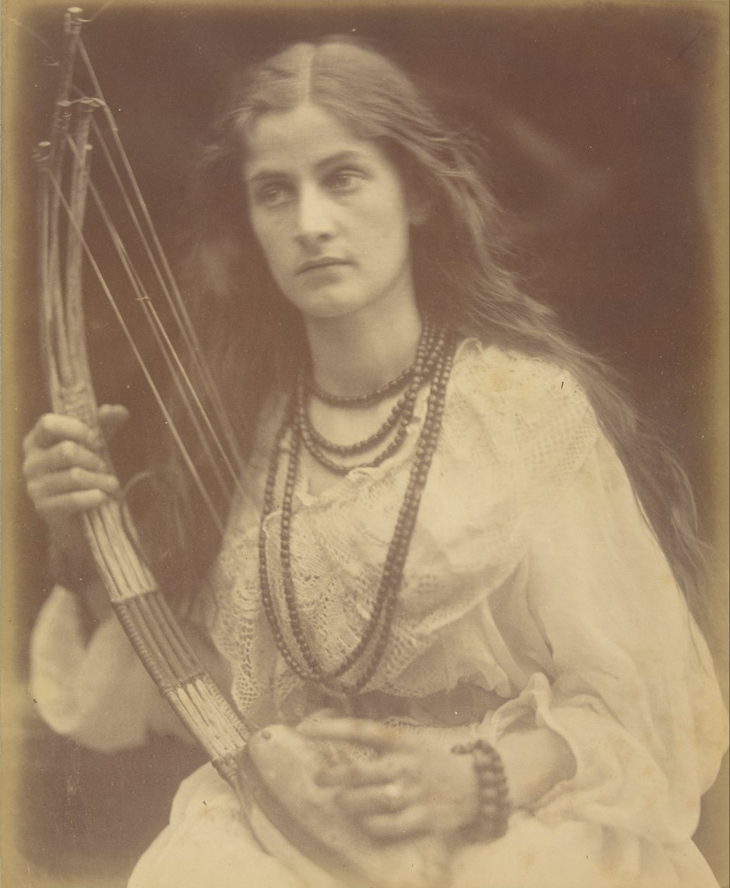 "O hør" af Julia Margaret Cameron
