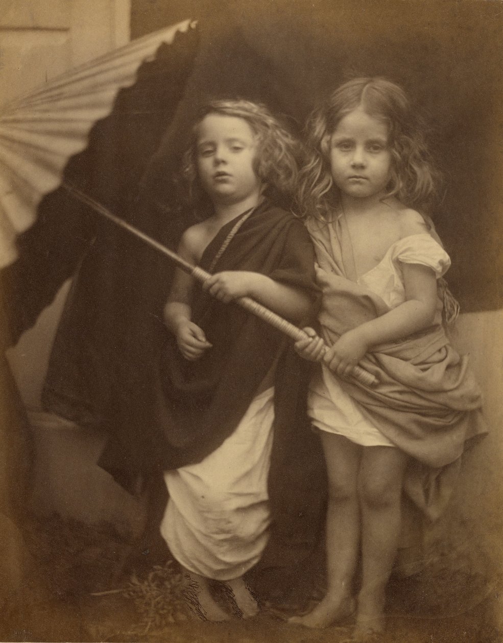 Paul og Virginie af Julia Margaret Cameron