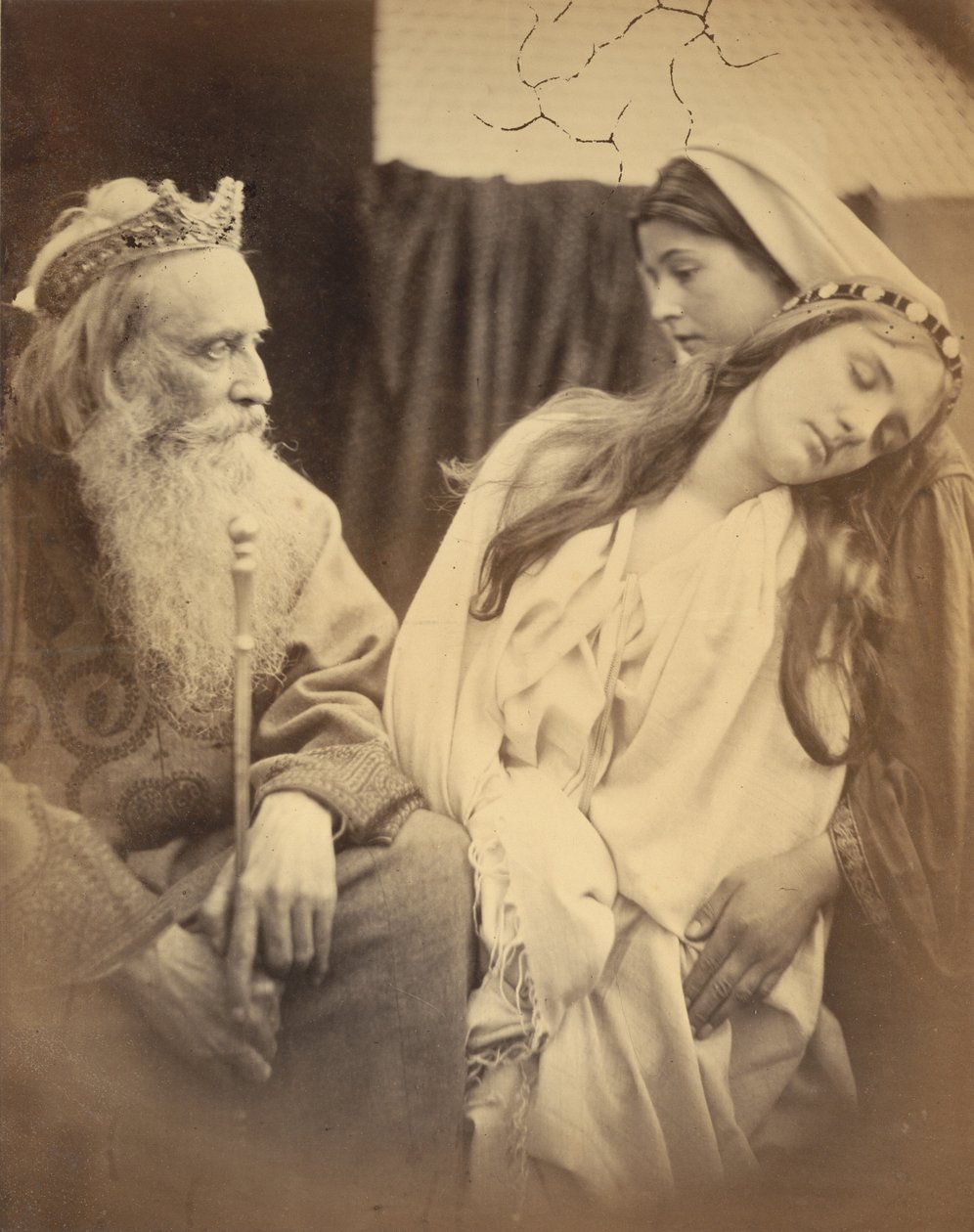 Dronning Ester foran kong Ahasverus af Julia Margaret Cameron