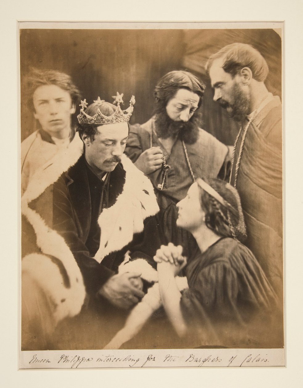 Dronning Phillipa går i forbøn for borgerne i Calais af Julia Margaret Cameron