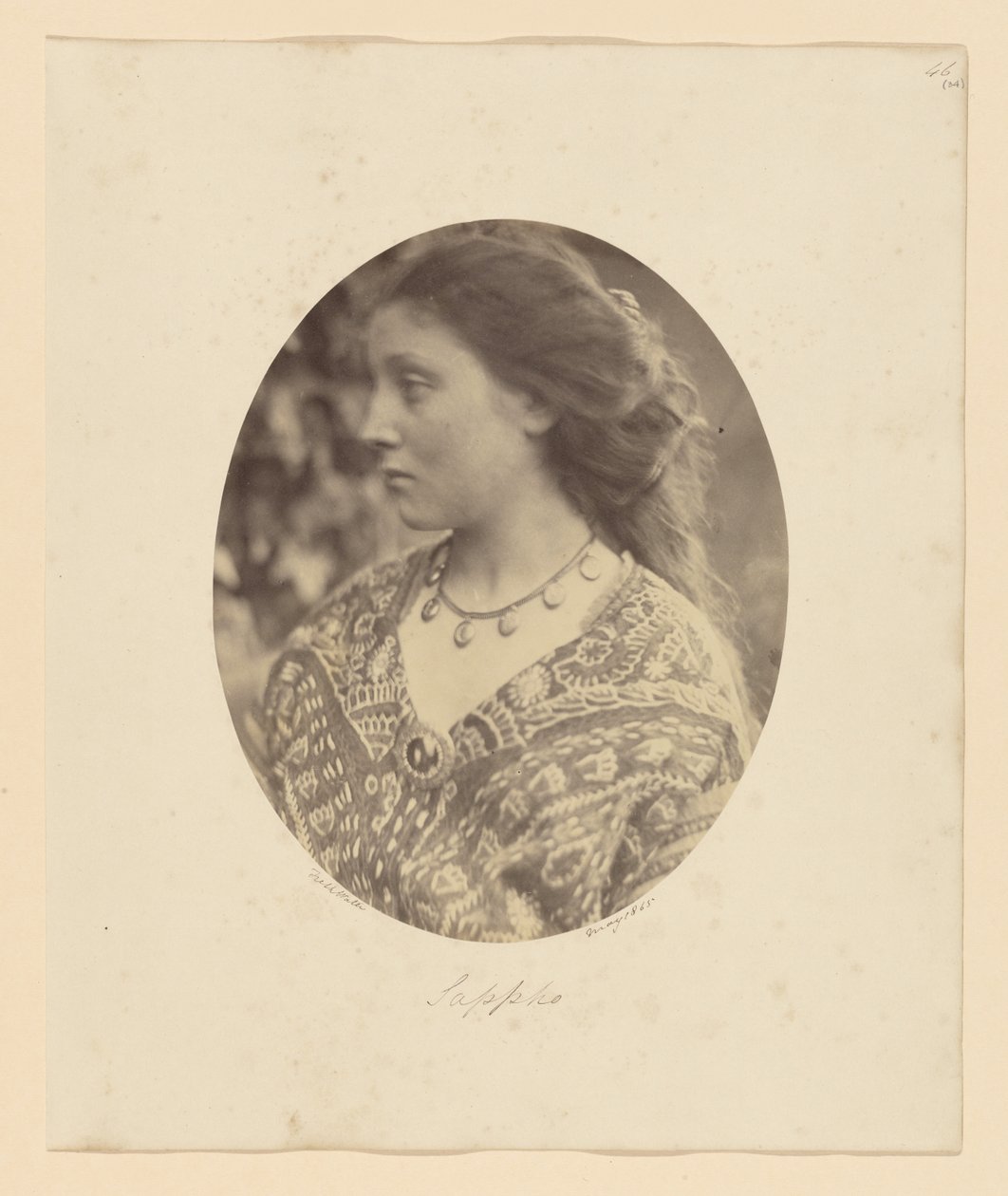 Sappho af Julia Margaret Cameron