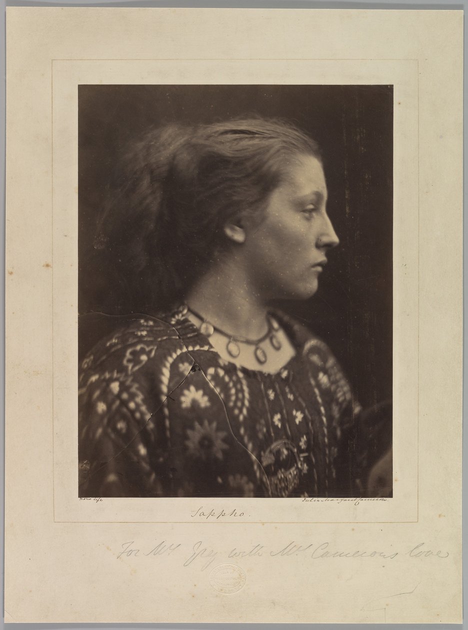 Sapfo af Julia Margaret Cameron