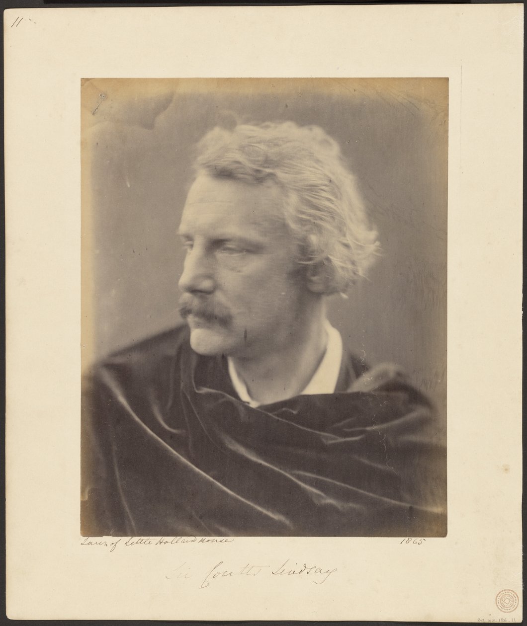 Sir Coutts Lindsay af Julia Margaret Cameron