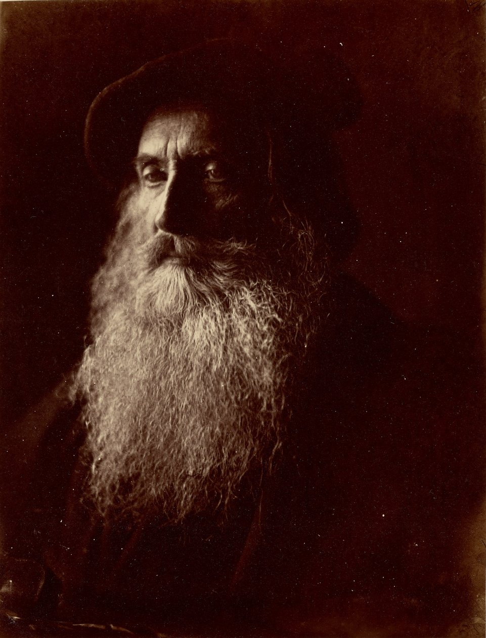 Sir Henry Taylor (en Rembrandt) af Julia Margaret Cameron