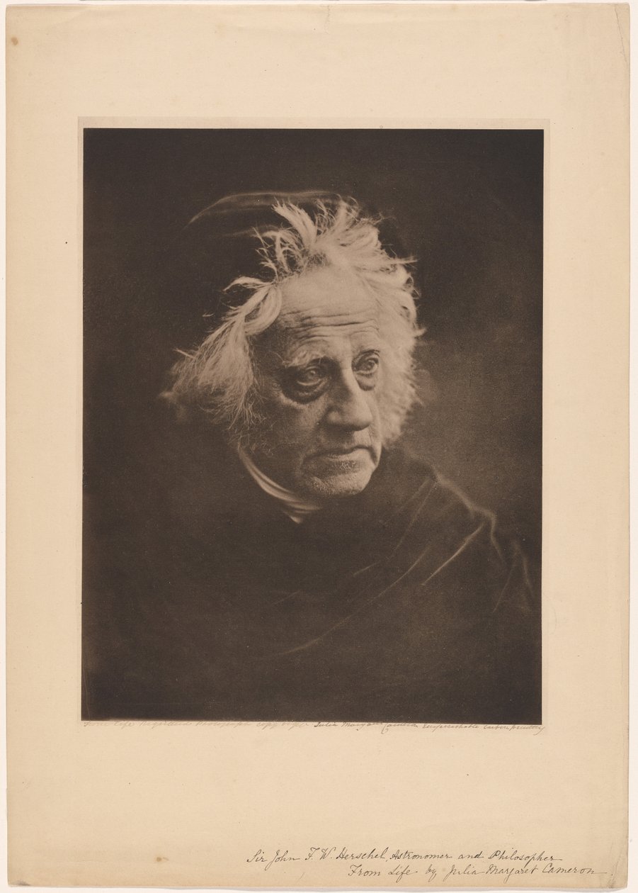 Sir John F.W. Herschel af Julia Margaret Cameron