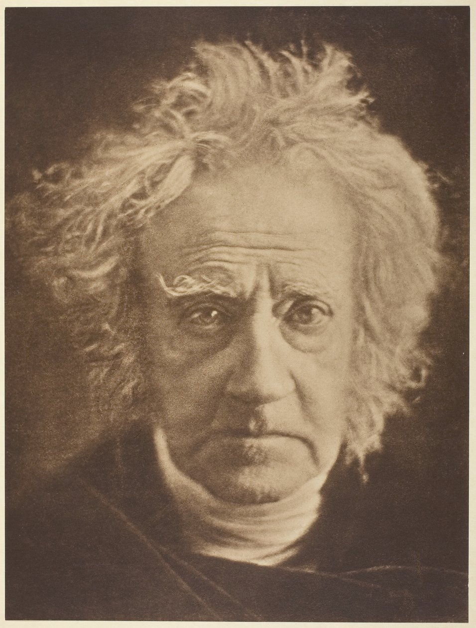 Sir John Herschel, 1867, trykt 1875. af Julia Margaret Cameron