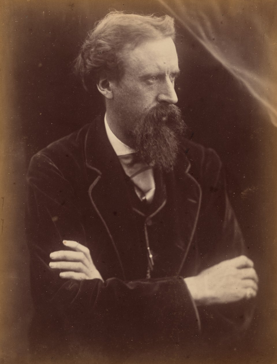 Sir Leslie Stephen, ca. 1872 (foto) af Julia Margaret Cameron