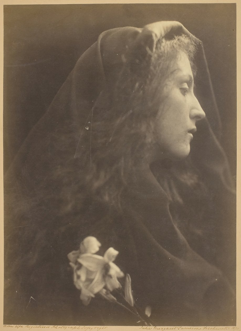 Englen ved graven, 1869. af Julia Margaret Cameron