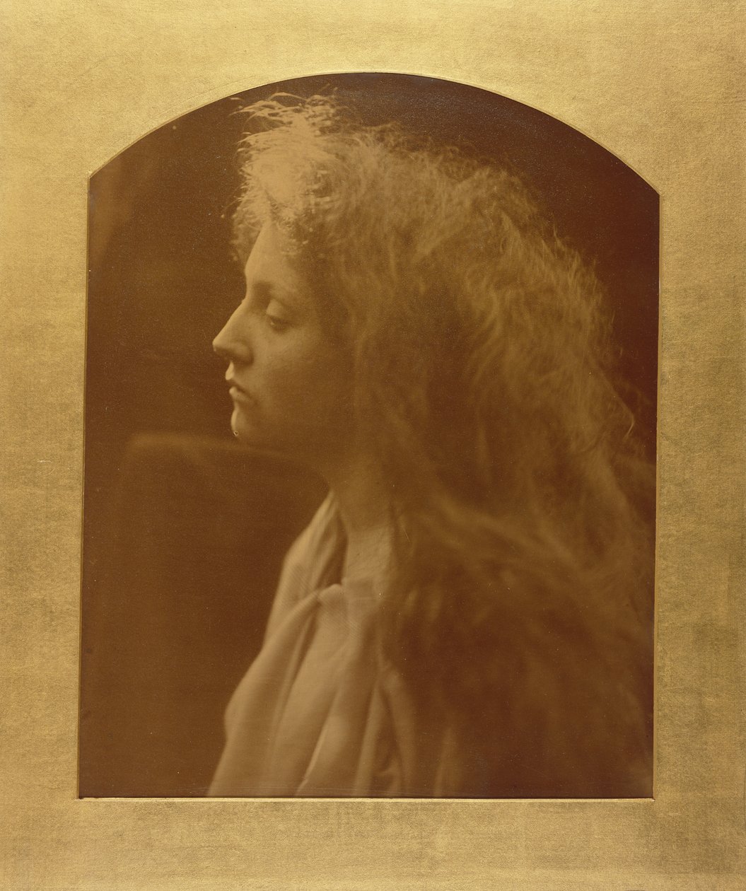 [Englen ved graven] af Julia Margaret Cameron