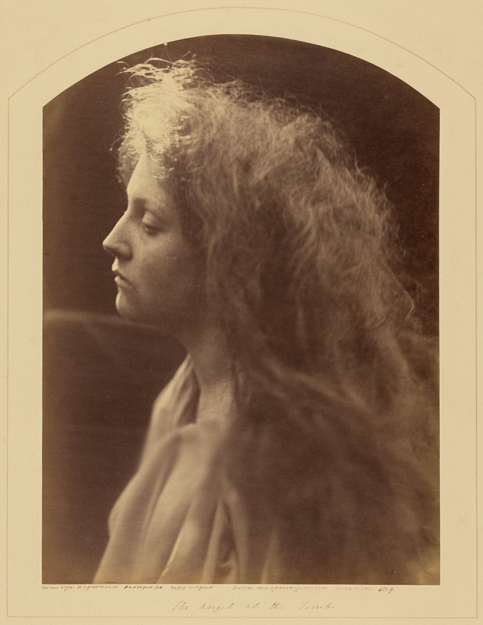 Englen ved graven af Julia Margaret Cameron