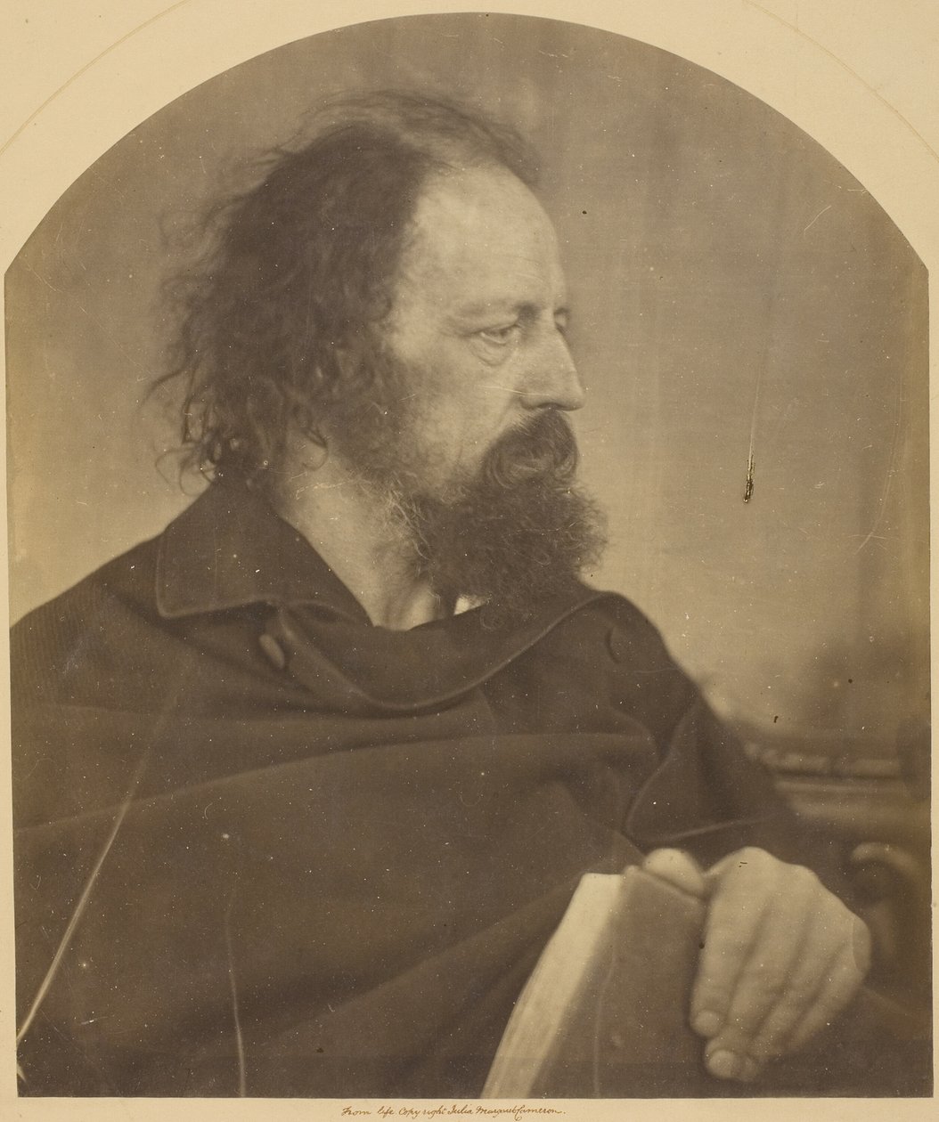 Den beskidte munk, Alfred Tennyson af Julia Margaret Cameron