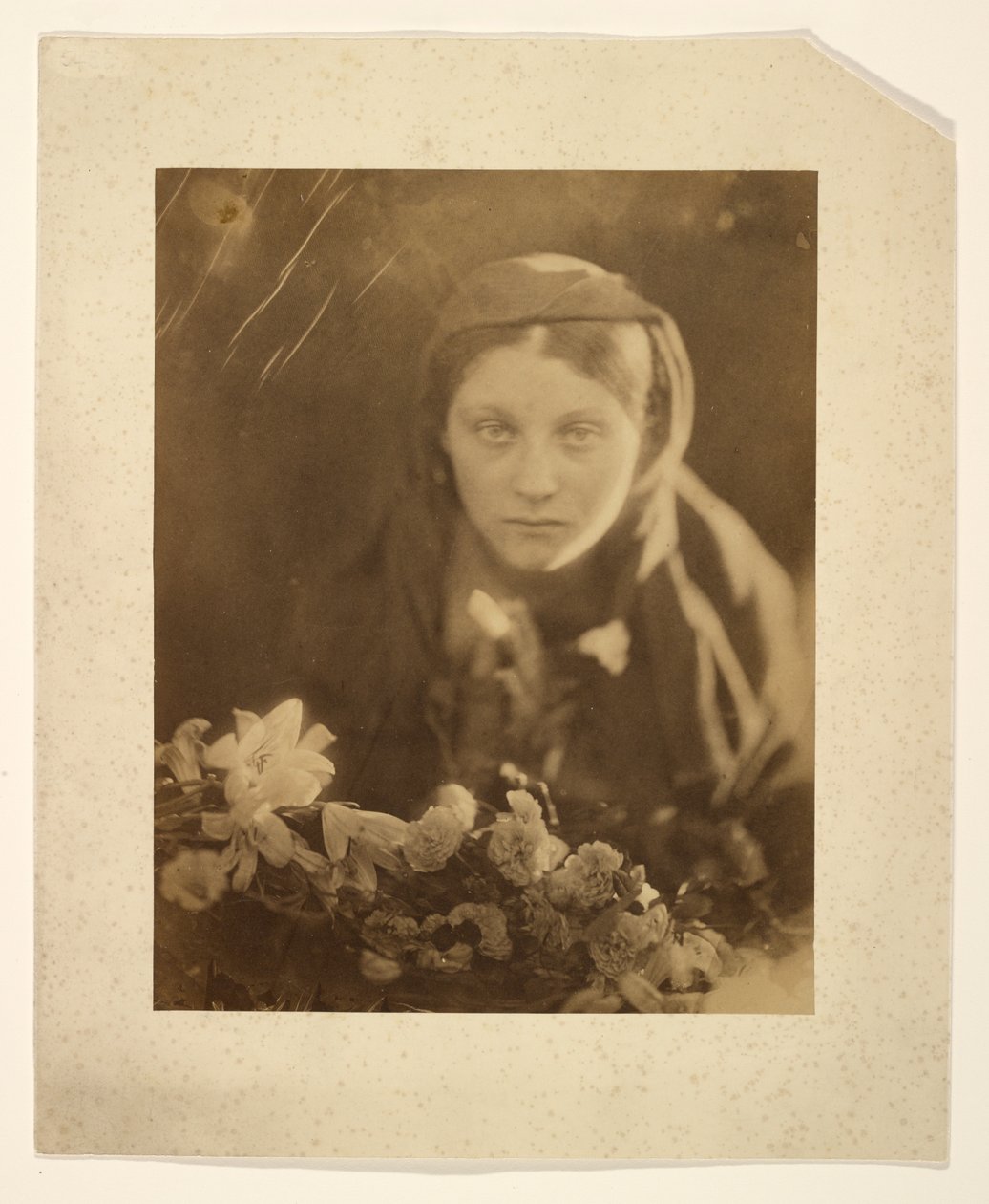 Blomsterpigen af Julia Margaret Cameron