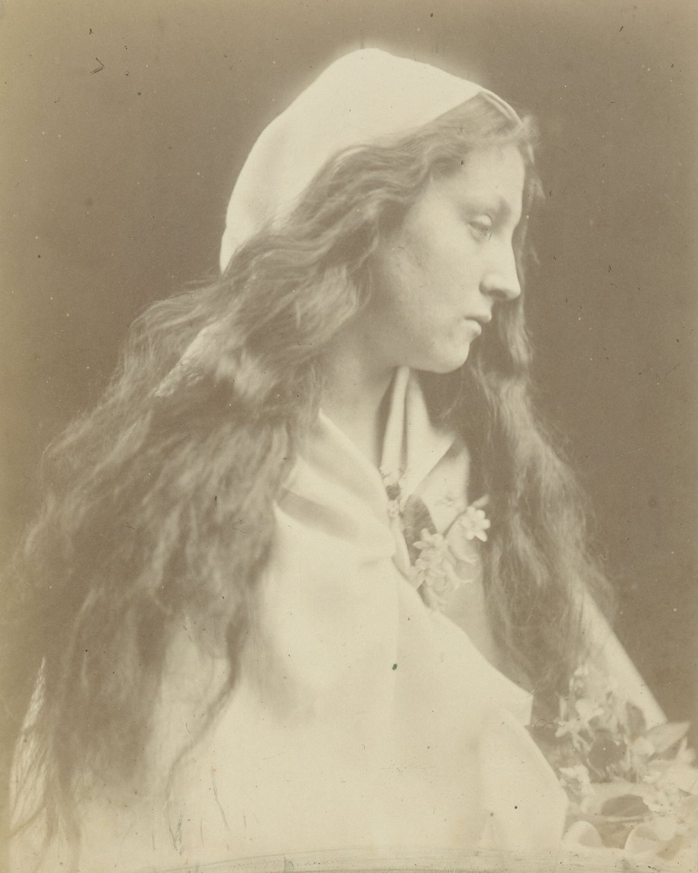 "Damen fra søen" Mary Ann Hillier af Julia Margaret Cameron