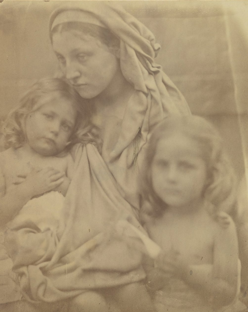 Den eftertænksomme Madonna, 1864. af Julia Margaret Cameron