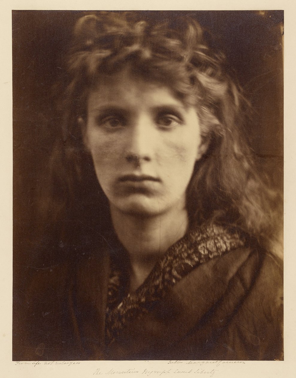 Bjergnymfen Sweet Liberty af Julia Margaret Cameron