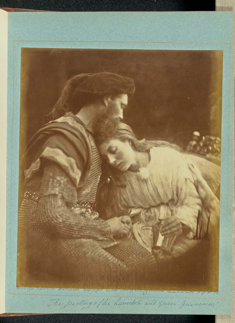 Sir Lancelots og dronning Guineveres afsked af Julia Margaret Cameron