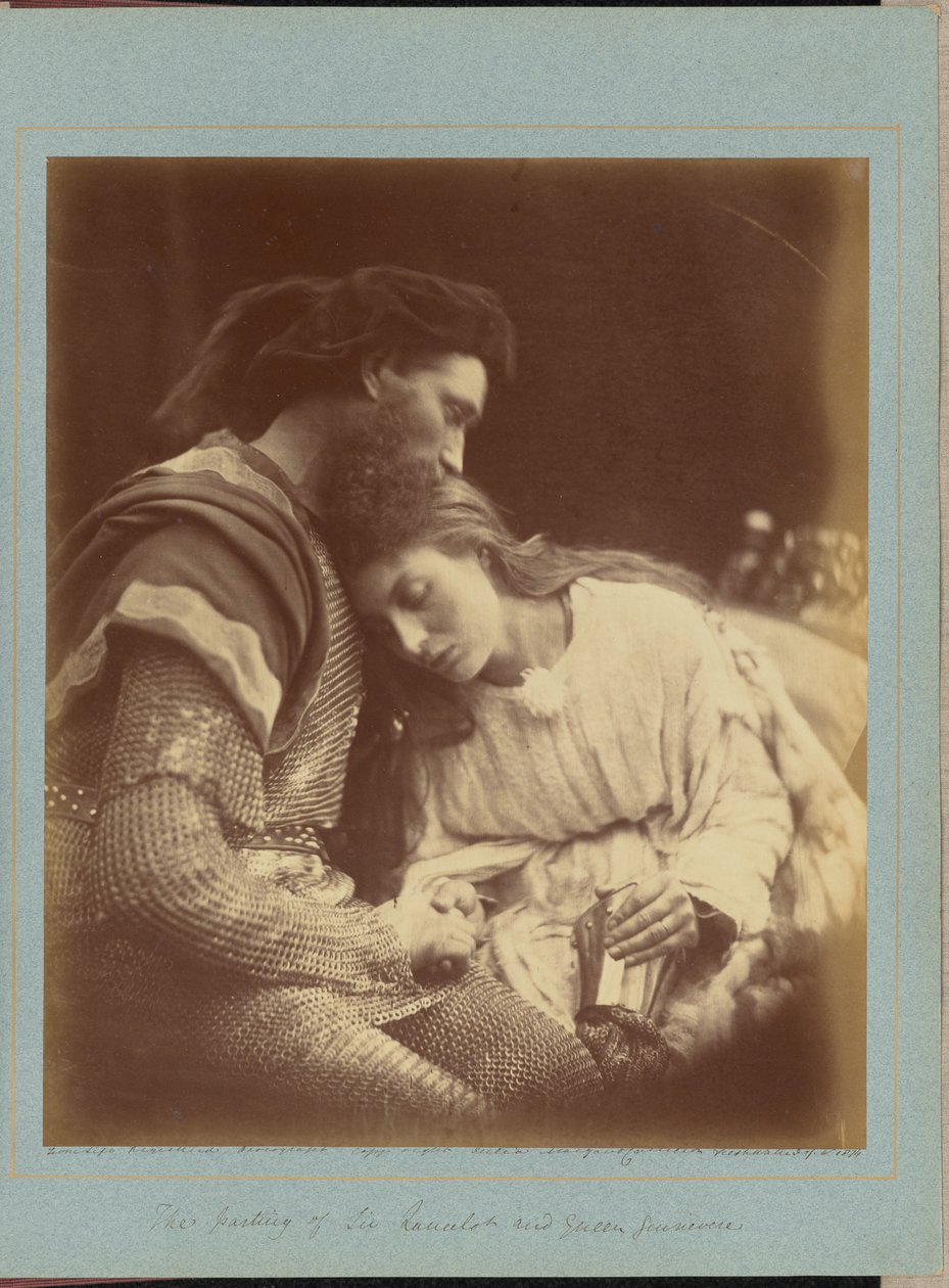 Sir Lancelots og dronning Guineveres afsked af Julia Margaret Cameron