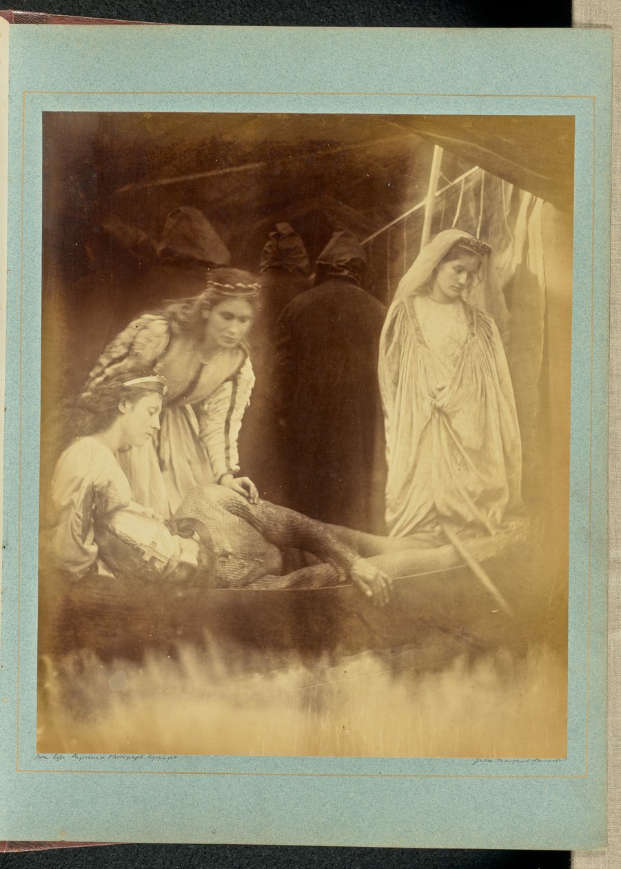 Arthurs død af Julia Margaret Cameron