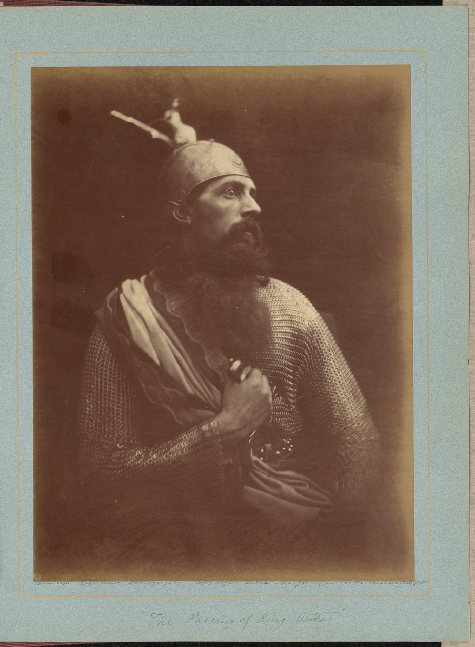 "Kong Arthurs bortgang" af Julia Margaret Cameron