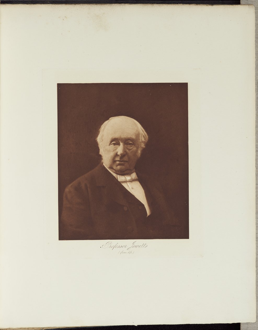 Den højærværdige dr. Jowett (Master of Balliol, Oxford) af Julia Margaret Cameron