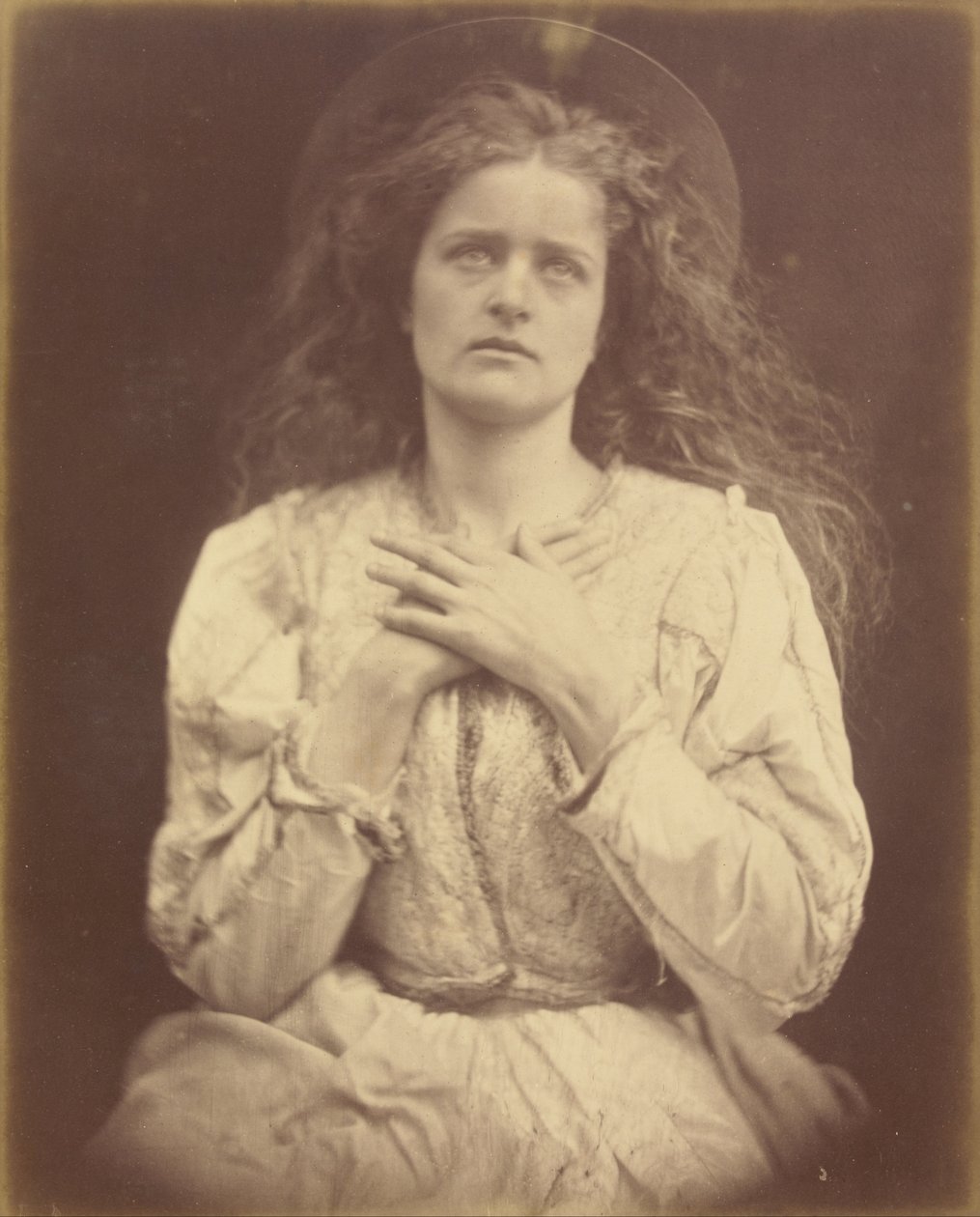 Den salige Musik gik den vej, min sjæl skal gå af Julia Margaret Cameron