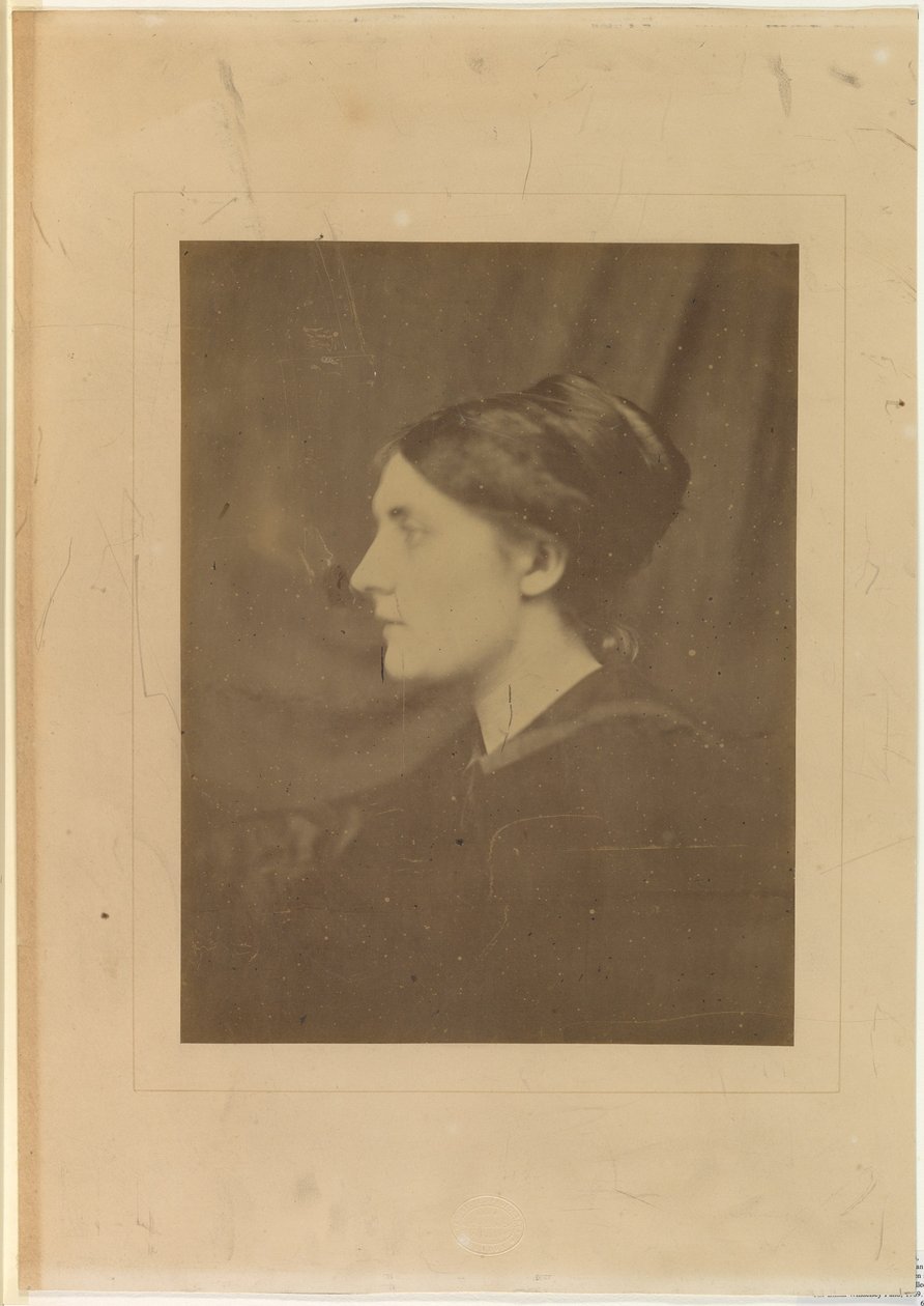 [Ukendt kvinde set i profil] af Julia Margaret Cameron