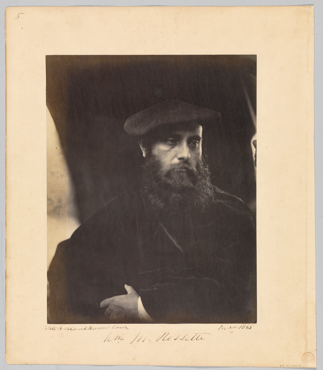 William M. Rossetti af Julia Margaret Cameron
