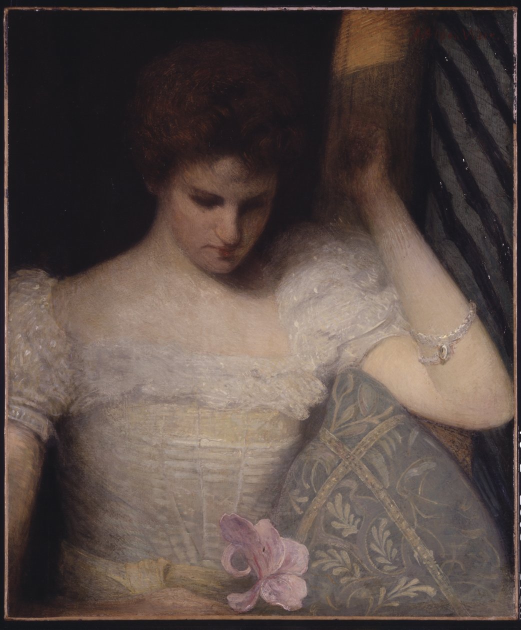 The Orchid, ca. 1891 (olie på lærred( af Julian Alden Weir