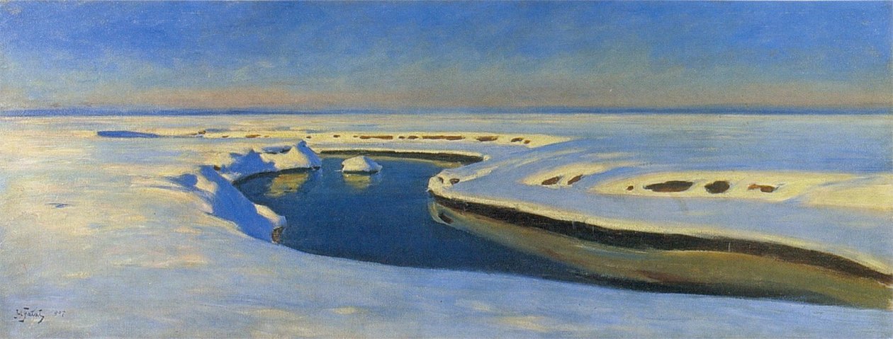 Sne. N Polsk: Snieg. N af Julian Faat