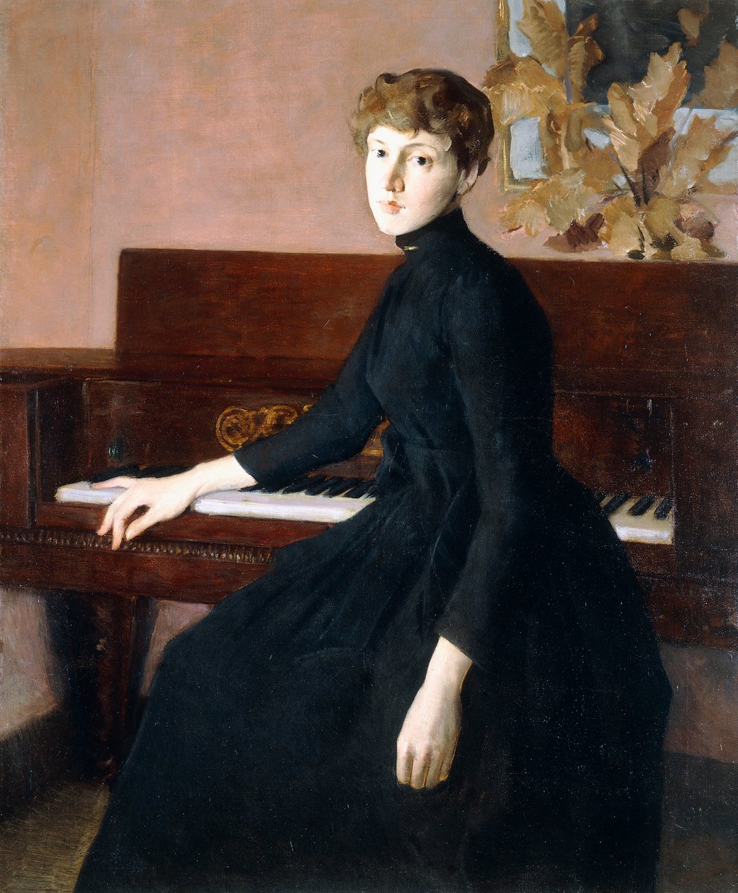 Ved klaveret, af Julian Alden Weir