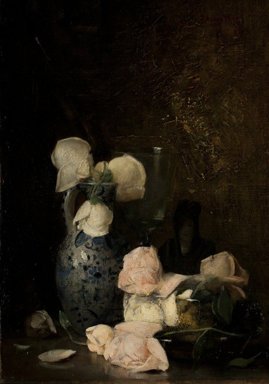 Roser, ca. 1880-90 af Julian Alden Weir