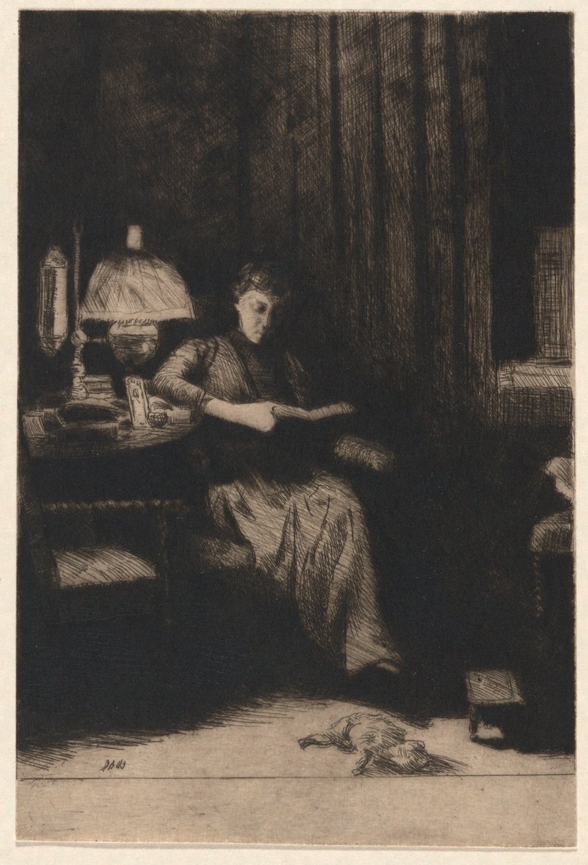Aftenlampen af Julian Alden Weir