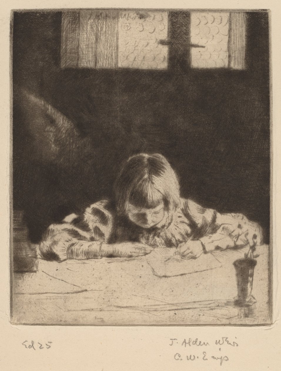 Den lille Student af Julian Alden Weir