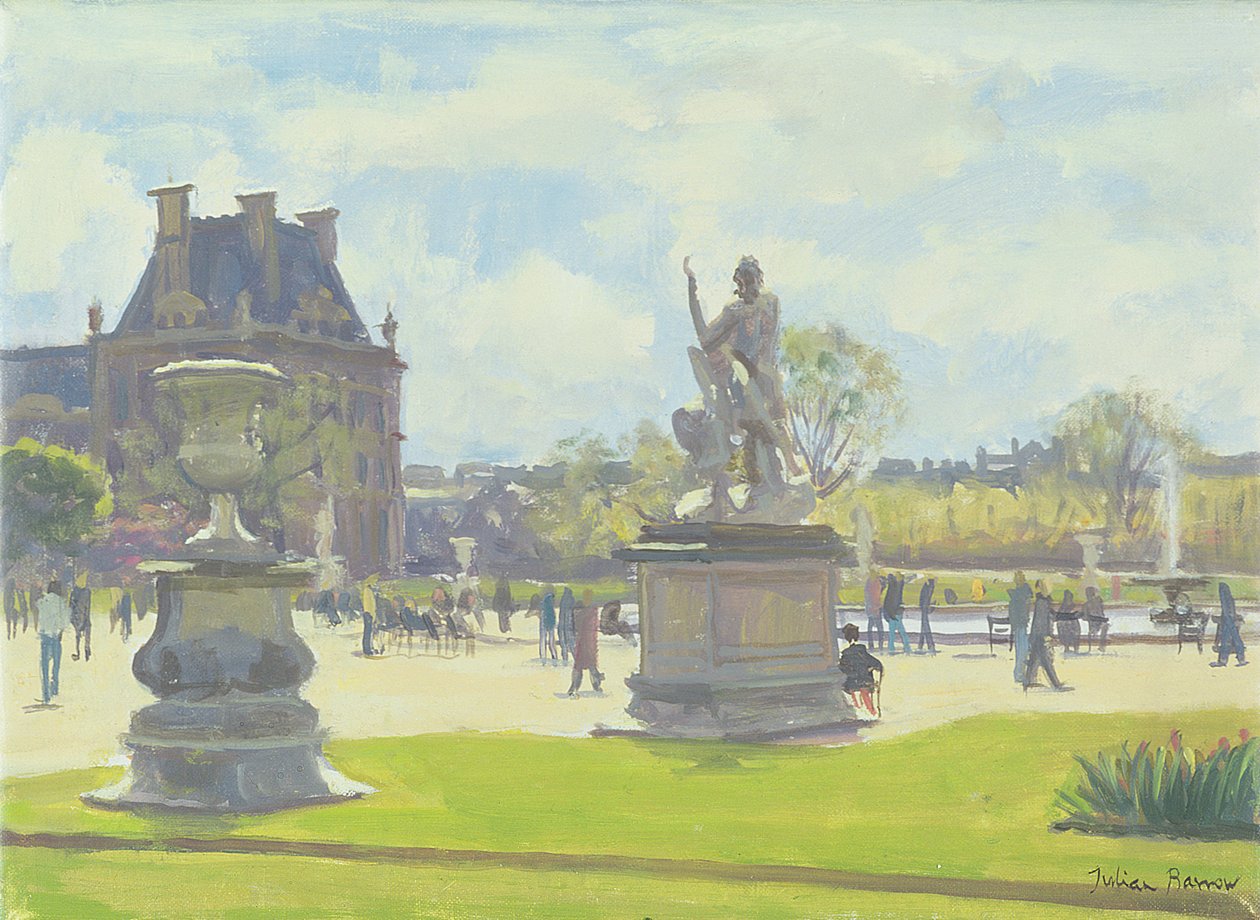 Eftermiddag i Tuilerierne, Paris af Julian Barrow