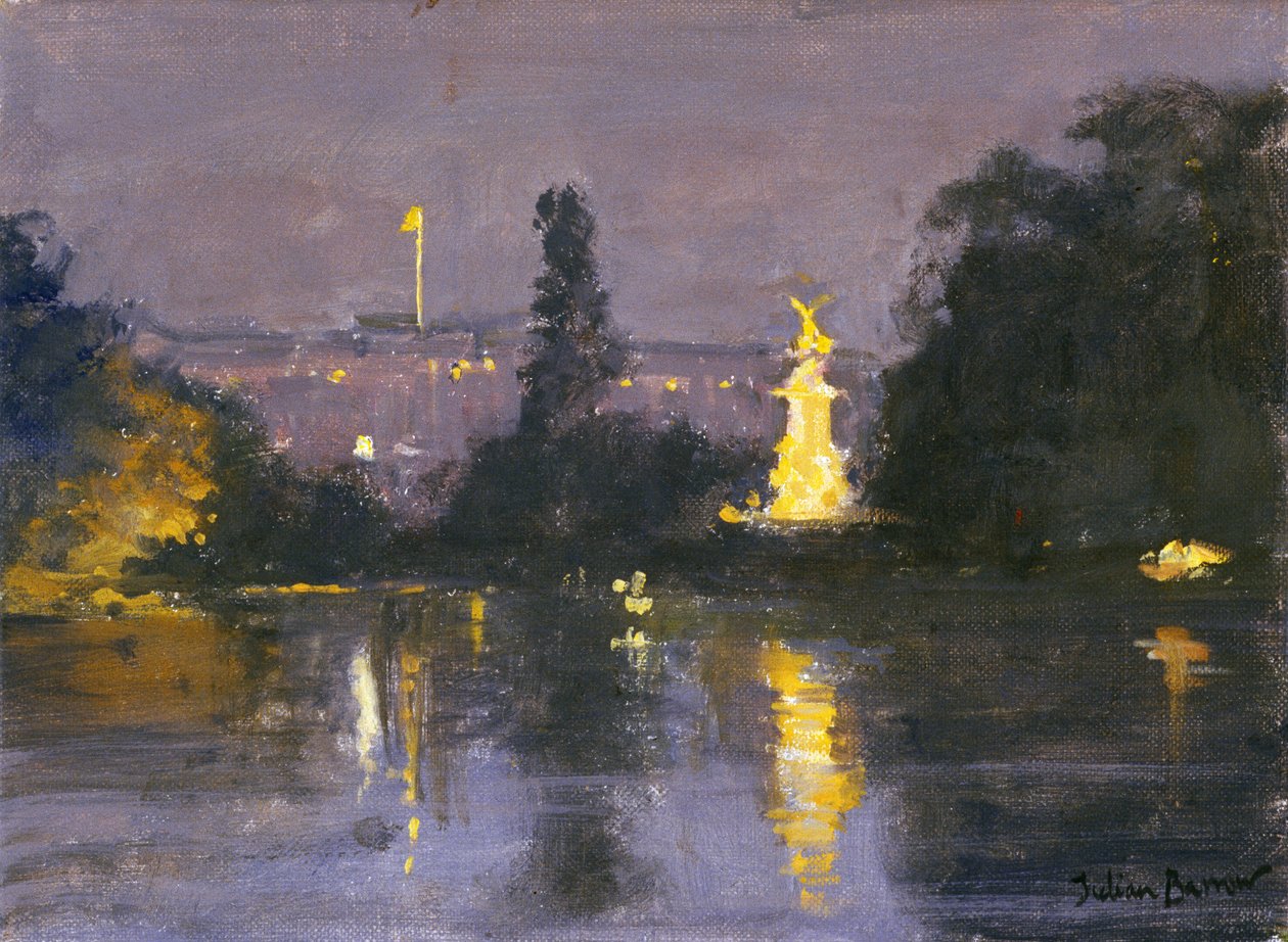 Buckingham Palace - nat af Julian Barrow