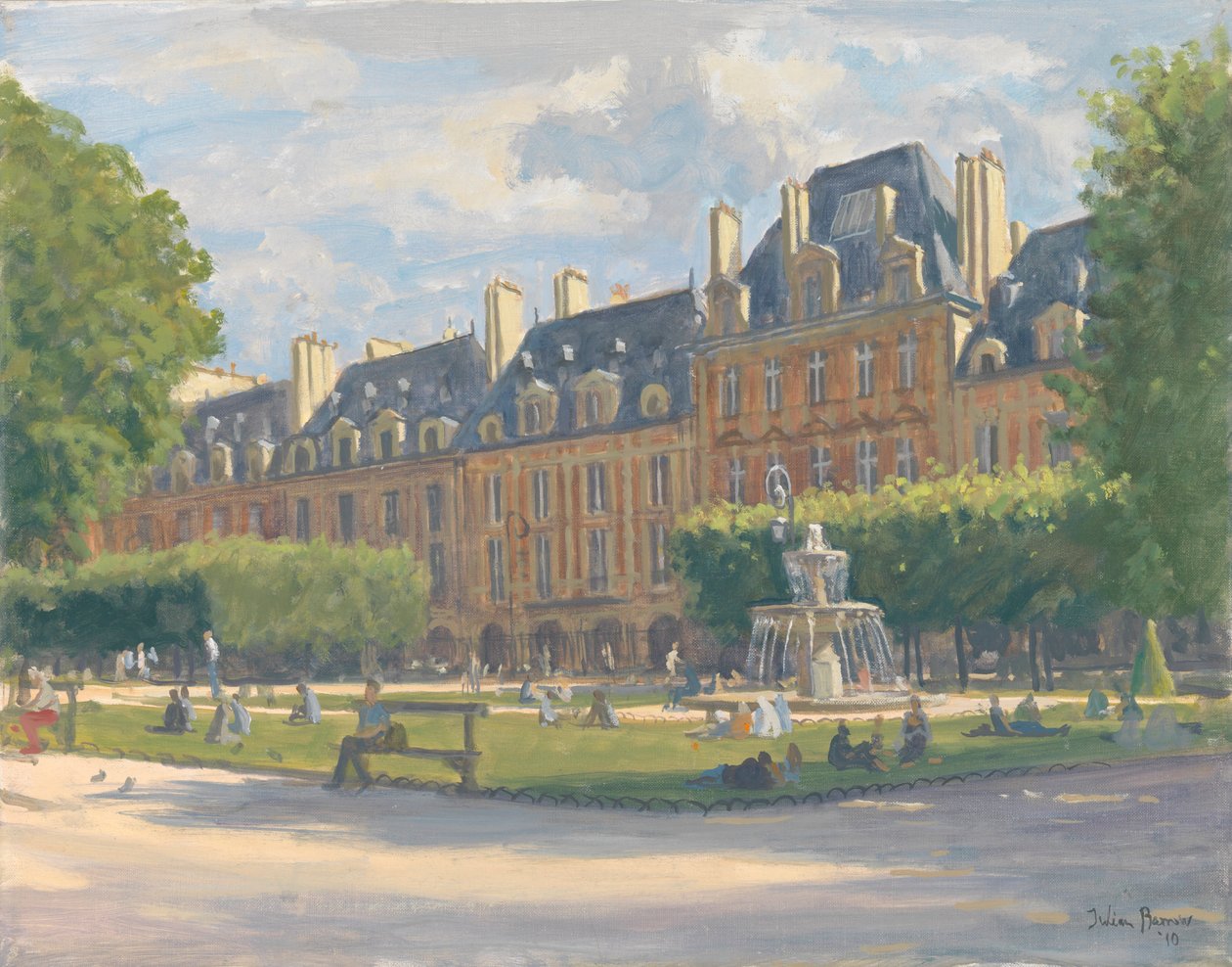 Place des Vosges, 2010 af Julian Barrow