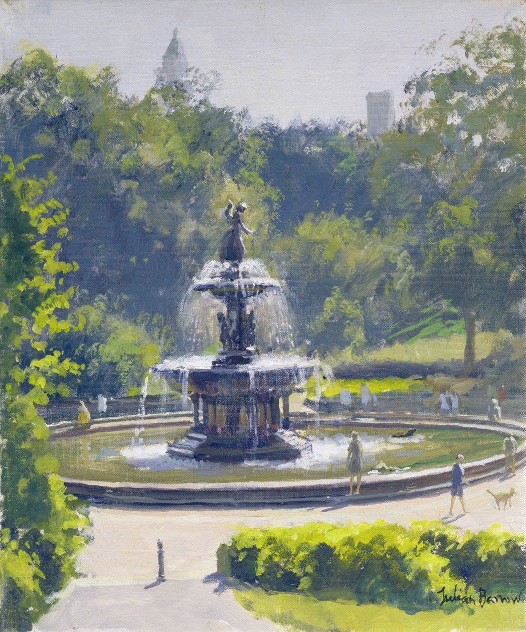 Bethesda-fontænen, Central Park, 1996 af Julian Barrow