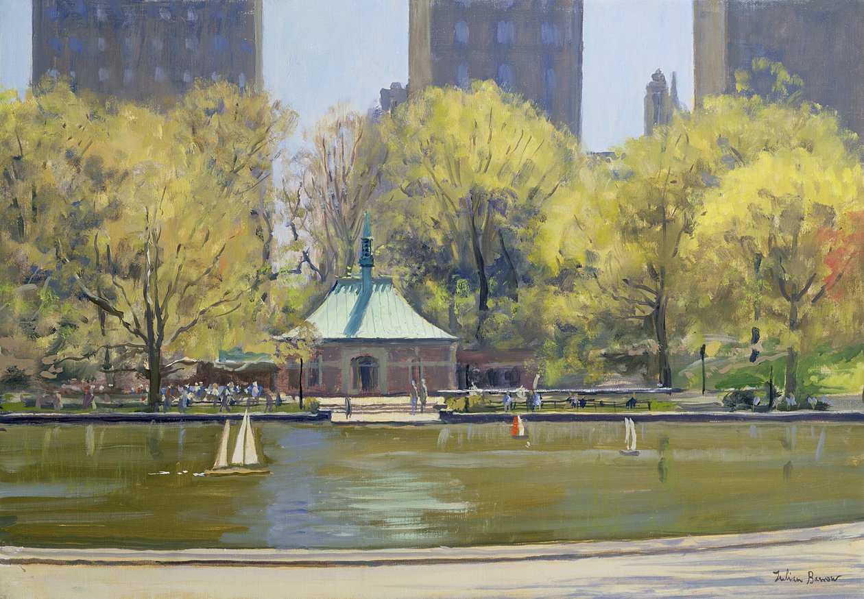 The Boating Lake, Central Park, New York, 1997 af Julian Barrow